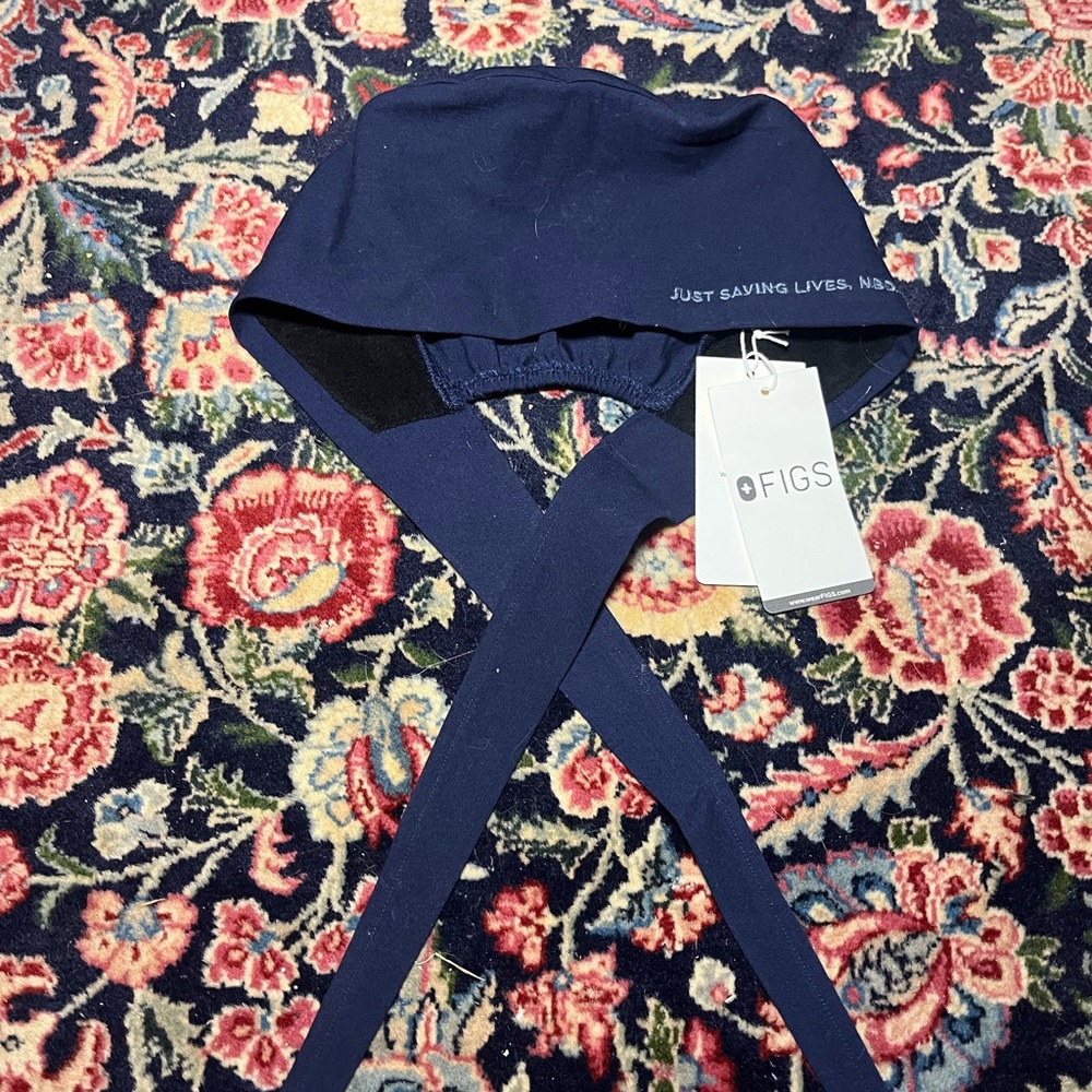 Figs Deep Blue Scrub Cap